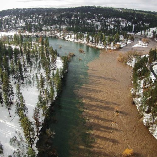 Spokane River Hangman Creek flood