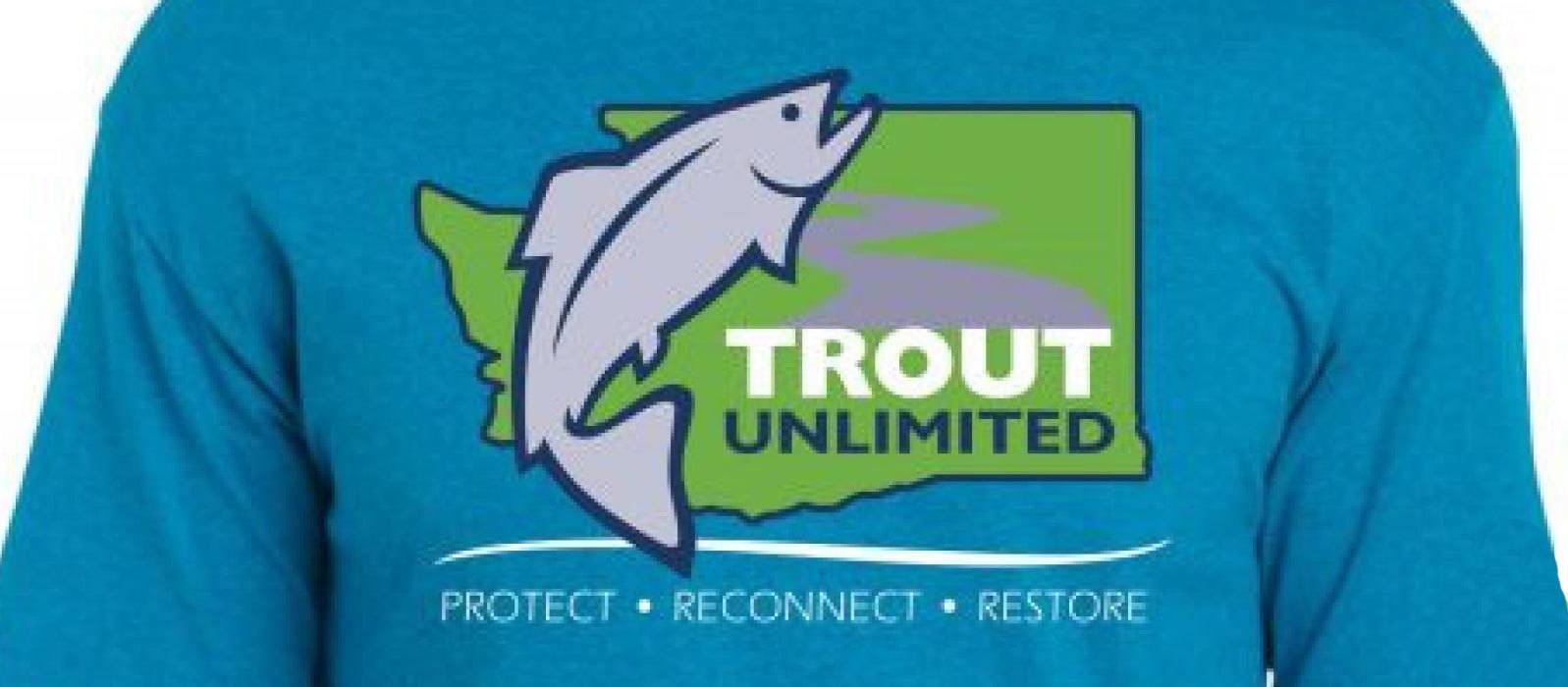 WA State TU Awareness TShirt Spokane Falls Trout Unlimited