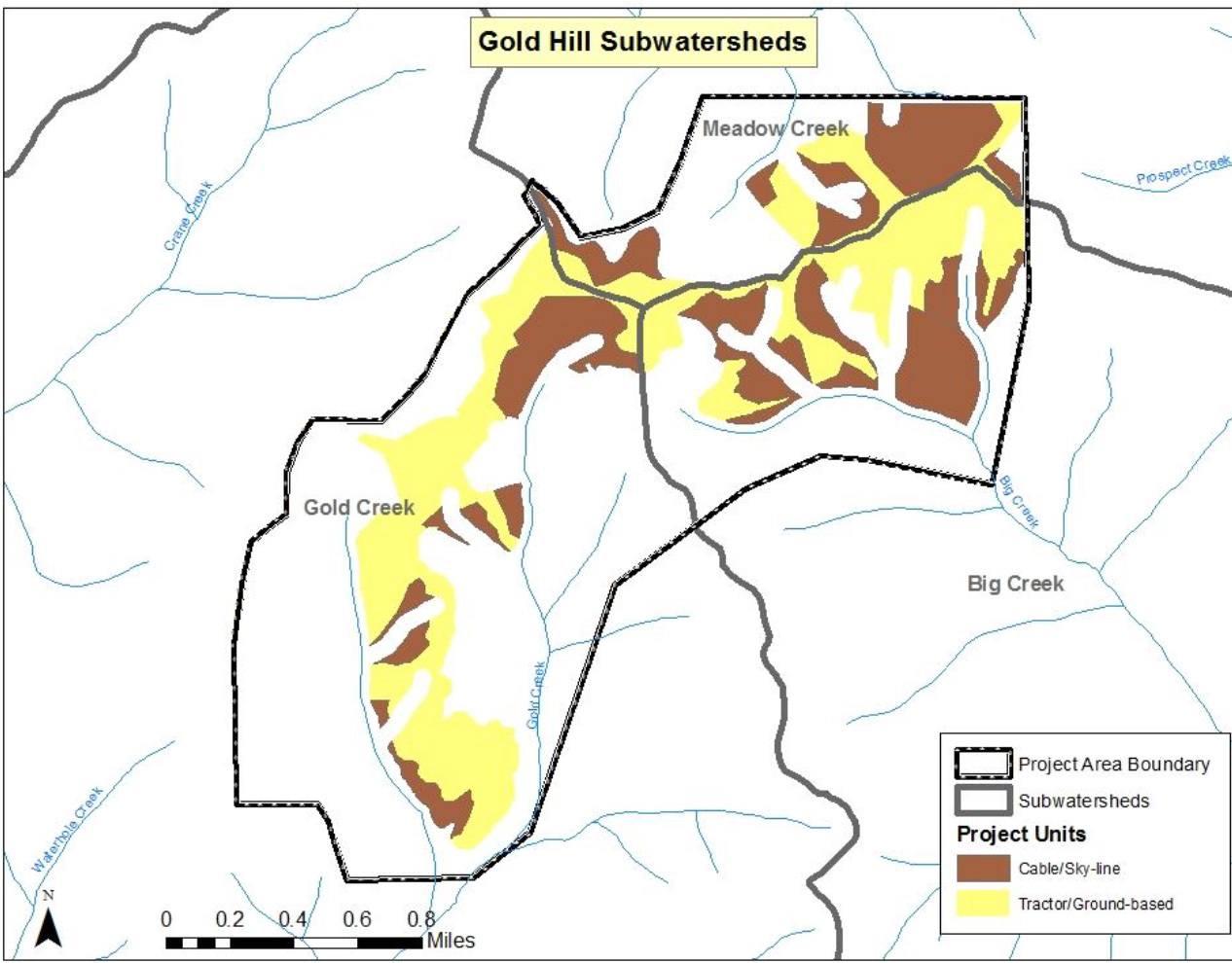 Gold Hill Project Map