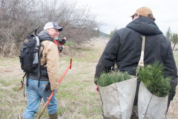 Jerry White walks with a SFTU volunteer