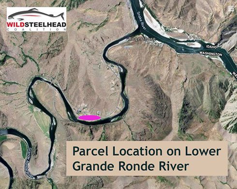 WSC Lower Grand Ronde River land purchase map