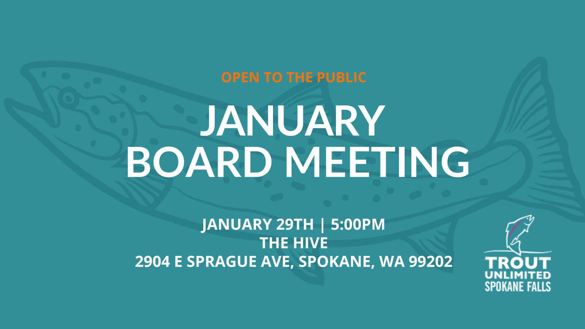 January 2024 SFTU board meeting graphic.