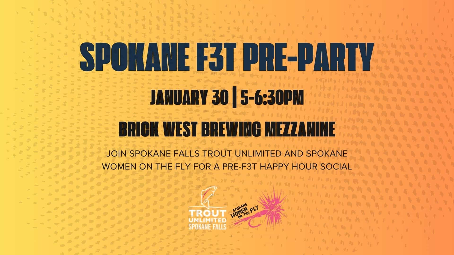 Join us before F3T for happy hour at Brick West Brewing!